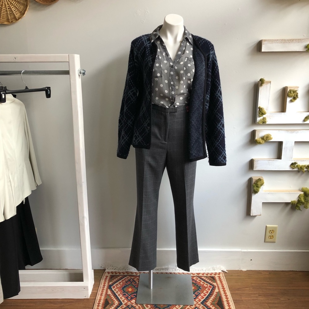 Pendleton Plaid High Rise Pant - Picture 2 of 8